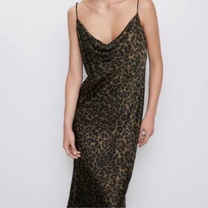 Zara Leopard Print Dress
